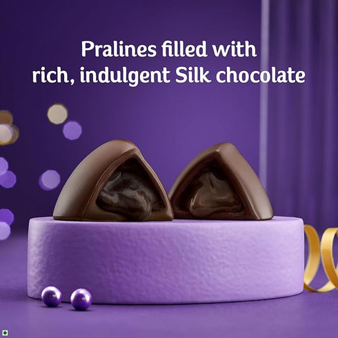 Cadbury Dairy Milk Silk Pralines Chocolate Gift Pack-176 Gram