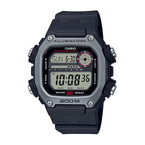 Casio Digital Black Dial Mens Watch-DW-291H-1AVDF (I116)