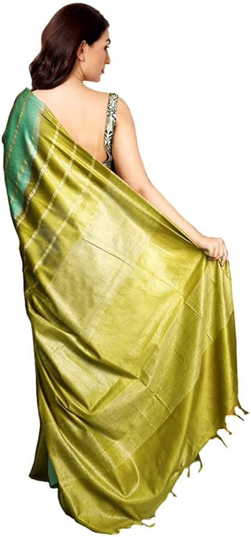 Vasthrlay Handloom Striped Border Blouse
