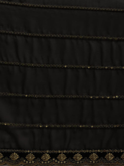 VasthrlayGeorgette Embroidered Designing Saree