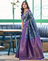 Vasthrlay Banarasi Kanjivaram Unstitched Beige Saree