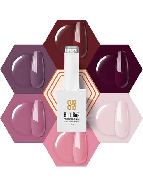 BOLT BEE Gel Nail Polish Kit Set Of 6 Colors