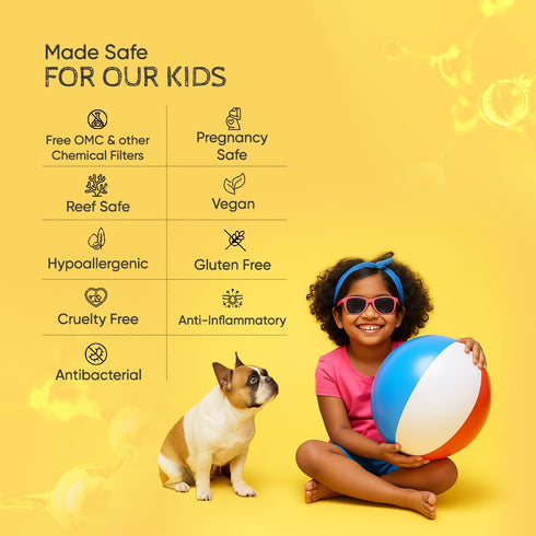 SkinInspired Kidscreen 100% Mineral Sunscreen for Kids | SPF 50+ PA++++