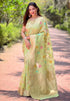 Vasthrlay Organza Handloom Blouse Ethnic Wear