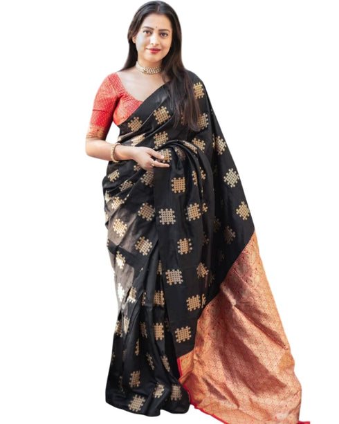 Vasthrlay Orange Saree