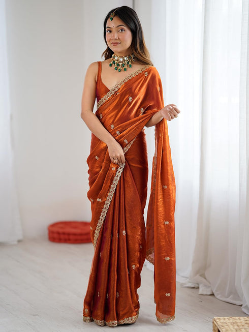 Vasthrlay Shimmer Embroidered Unstitched Kr Ethnic Wear