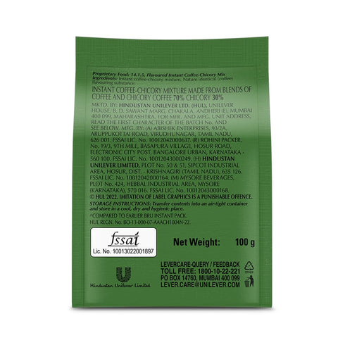 Bru Instant Coffee Robusta Arabica Blend 100g