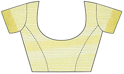 Vasthrlay Handloom Bhagalpuri Blouse Yellow