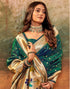 Vasthrlay Paithani Jacquard Unstitched Red Saree