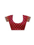 Vasthrlay Georgette Embroidery Unstitched Red Saree
