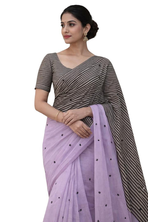 Vasthrlay Striped Detailing Lightweight Unstitched