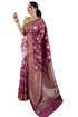 Vasthrlay Banarasi Unstitched Saree