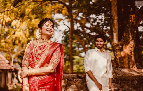 Vasthrlay Banarasi Border Saree