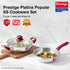 Prestige Stainless Steel 2 Pc Cookware Set with Glass Lid