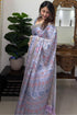 Vasthrlay Cotton Unstitched Lavender Ethnic Wear