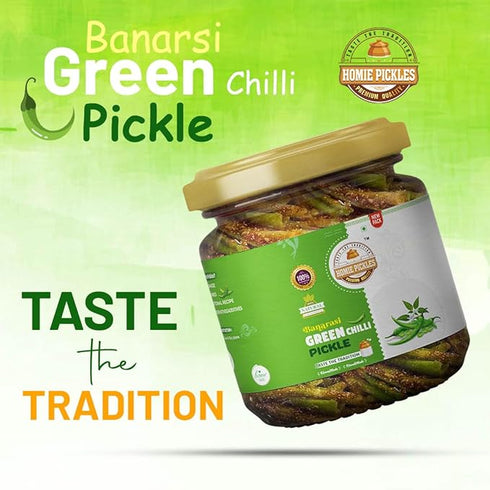 HomiePickles Red And Green Chilli Pickle