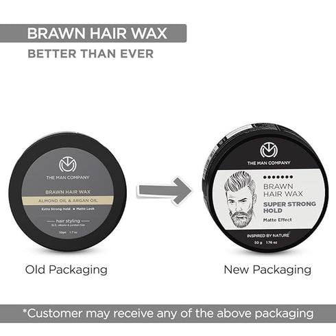 The Man Company Brawn Extra Stronghold Hair Wax For Men