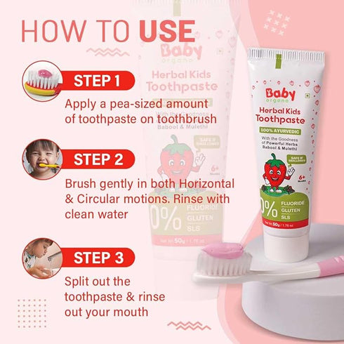 BabyOrgano Kids Toothpaste