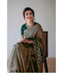 Vasthrlay Banarasi Unstitched Saree
