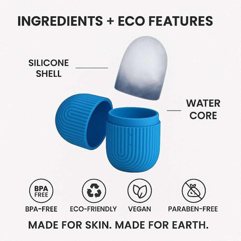 Ice Roller for Face with Scrubber | Ice Roller for Face