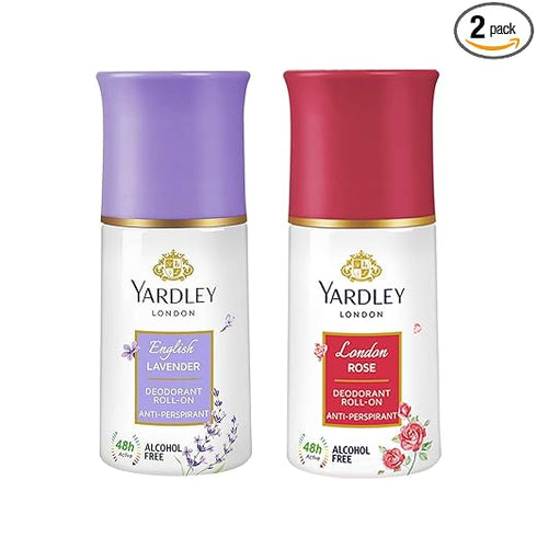 Yardley London London Rose Anti Perspirant Deodorant Roll On And Yardley London English Lavender Anti Perspirant Deodorant