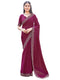 Vasthrlay Georgette Embroidery Dark Saree