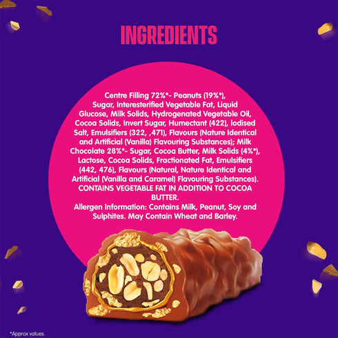 Cadbury Fuse Peanut & Caramel filled Chocolate