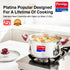 Prestige Platina Popular Stainless Steel Casserole with Glass Lid