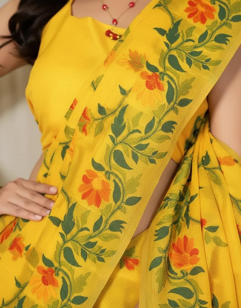 Vasthrlay Printed Kalamkari Matcching Unstitched