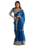 Vasthrlay Embroidered Black Saree