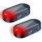 Solar Power Simulated Dummy Alarm Security Light Self Adhesive Fake Alarm LED