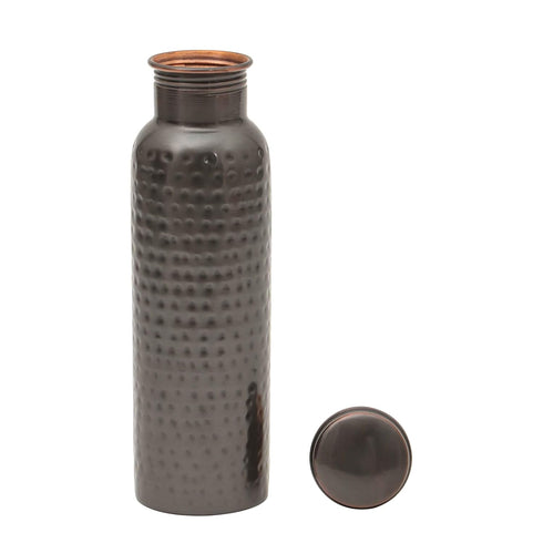 ANTIQUE COPPER HAMMERED BOTTLE 1LITRE