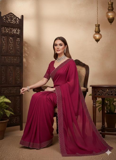 Vasthrlay Chiffon Saree