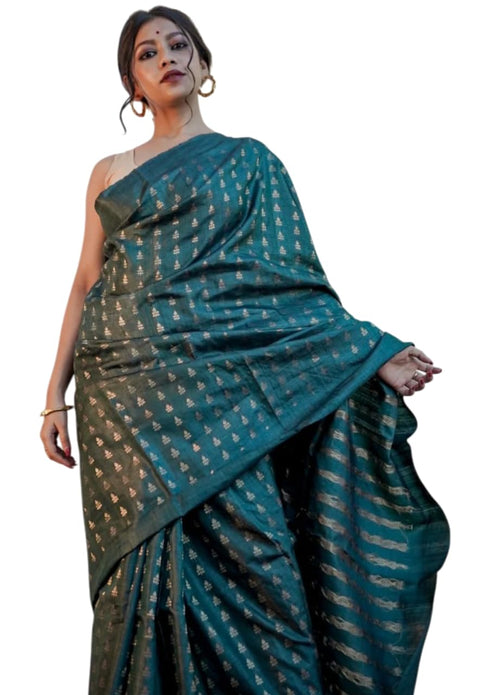 Vasthrlay Cotton Woven Saree
