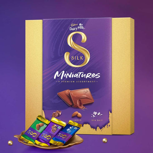 Cadbury Dairy Milk Silk Miniatures Chocolate Gift Pack 90g