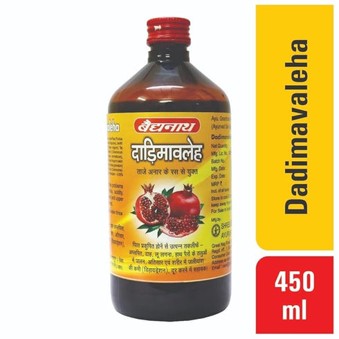 Baidyanath Nagpur Dadimavaleha syrup with Pomegranate