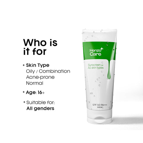 HENZOCARE Sunscreen SPF 50