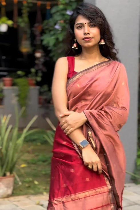 Vasthrlay Banarasi Unstitched Saree