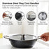 Prestige Durastone Hard Anodised 6 Layer Non-Stick Kadai with Glass Lid
