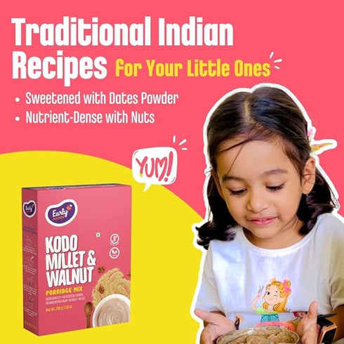 Early Foods Kodo Millet & Walnut Porridge Mix
