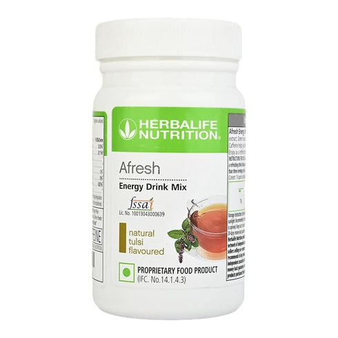 Herbalife Afresh Energy Drink Mix Natural Thulsi
