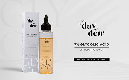 Day And Dew 7% Glycolic Acid Exfoliating Toner