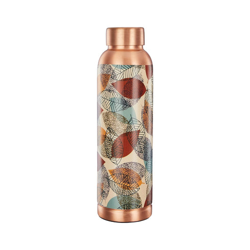 Copper Leak-Proof Meenakari Bottles | 950 ml