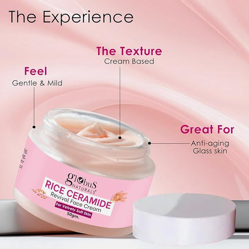 Globus Natural Rice Ceramide Revival Face Cream