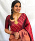 Vasthrlay Maroon Kanjivaram Saree