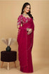 Designer Georgette Saree with Embroidered Blouse Piece