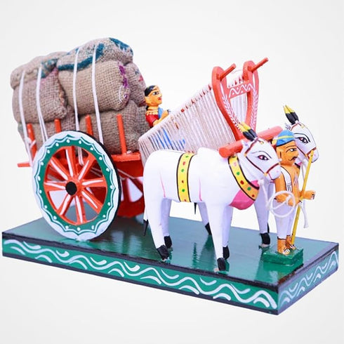 Kondapalli Bullock Cart | Farmer Couple