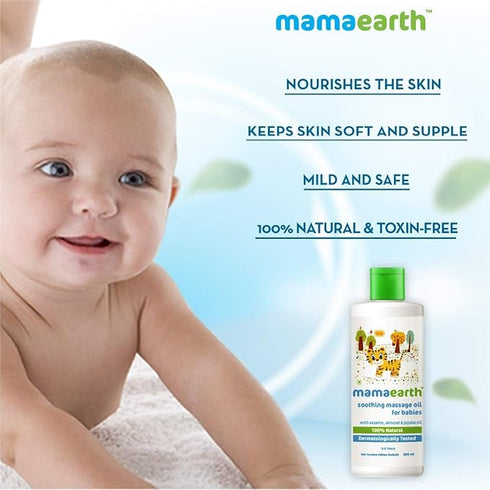 Mamaearth Soothing Massage Oil for Babies