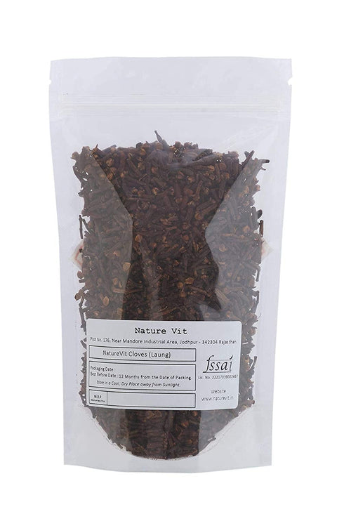 NatureVit Whole Cloves Premium Laung Sev for Culinary & Health Benefits