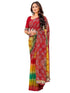 Vasthrlay Weightless Georgette Lime Saree